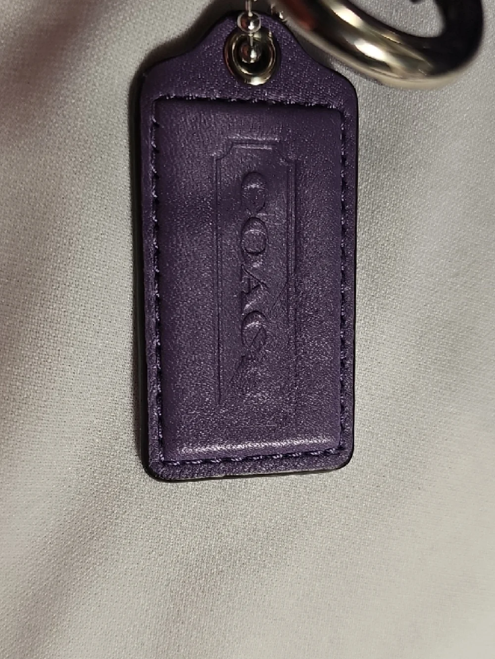 Coach Purple Signature Tote with Matching Wallet and Checkbook Cover - Picture 15 of 16